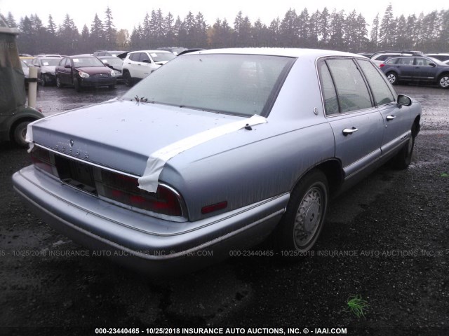 1G4CW52K8TH640708 - 1996 BUICK PARK AVENUE  Light Blue photo 4