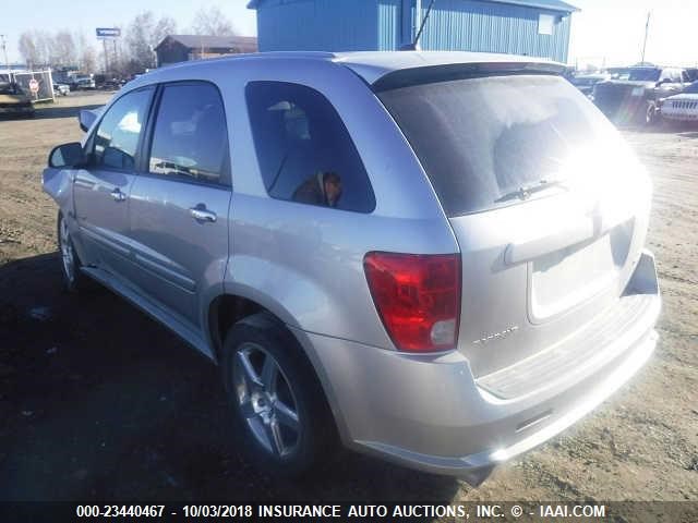 2CKDL637886078025 - 2008 PONTIAC TORRENT GXP SILVER photo 3