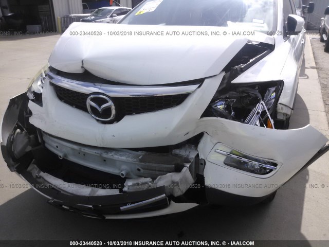 JM3TB28A880151879 - 2008 MAZDA CX-9 WHITE photo 6