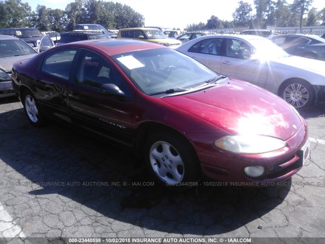 2B3HD76VXYH372845 - 2000 DODGE INTREPID R/T RED photo 1