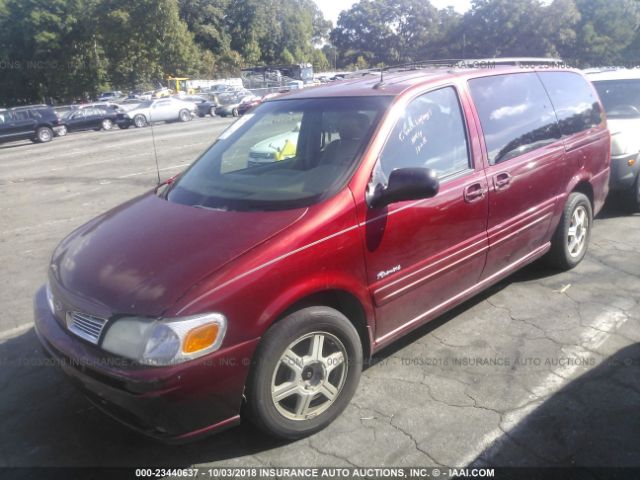 1GHDV13E43D163080 - 2003 OLDSMOBILE SILHOUETTE LUXURY RED photo 2