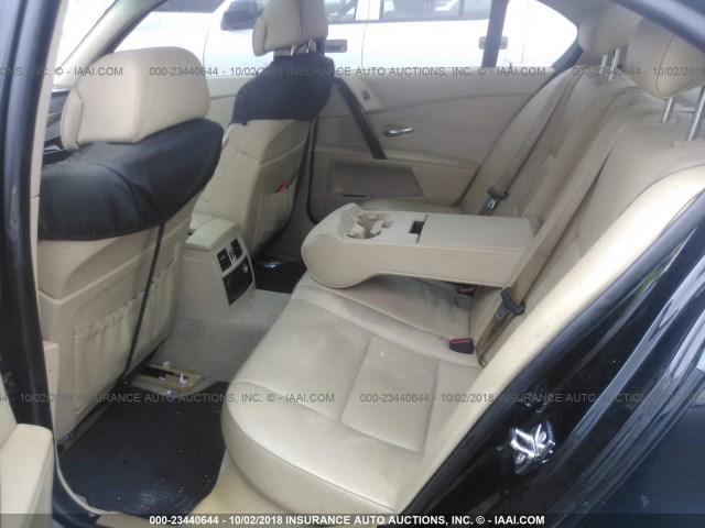 WBANB33585CN66161 - 2005 BMW 545 I BLACK photo 8