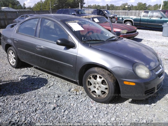 1B3ES56C53D254039 - 2003 DODGE NEON SXT GRAY photo 1