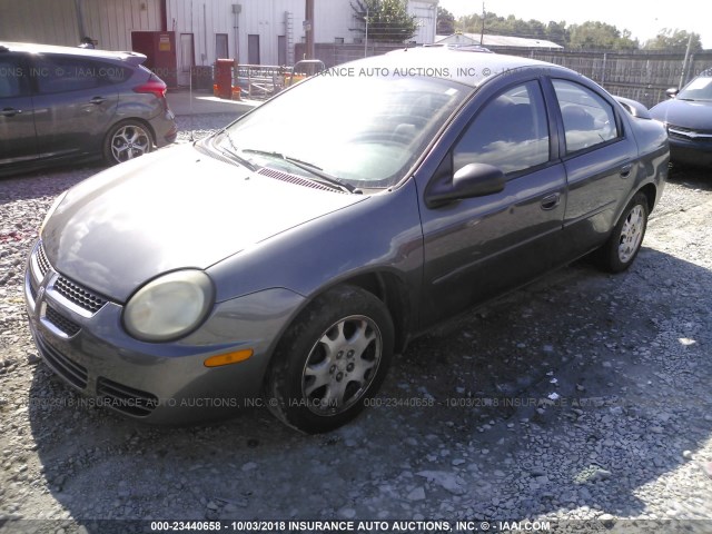 1B3ES56C53D254039 - 2003 DODGE NEON SXT GRAY photo 2