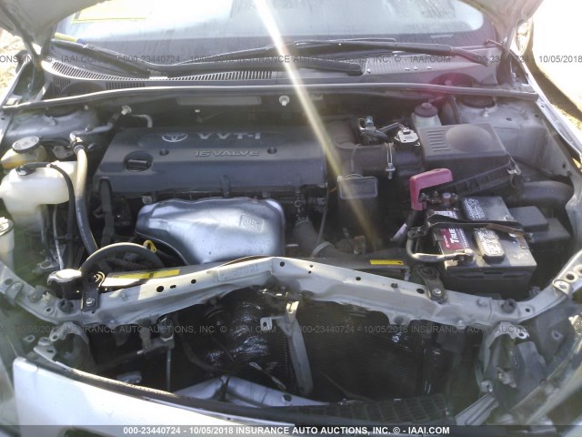 JTKDE177950013048 - 2005 TOYOTA SCION TC 银色 照片 10