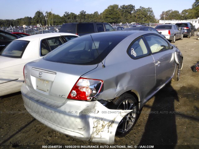JTKDE177950013048 - 2005 TOYOTA SCION TC 银色 照片 4
