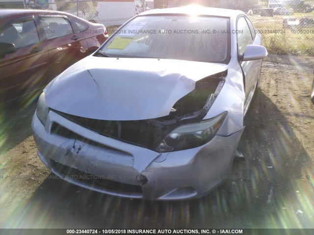 JTKDE177950013048 - 2005 TOYOTA SCION TC 银色 照片 6
