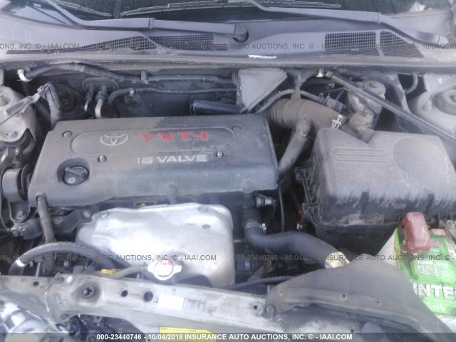 4T1BE32K95U384169 - 2005 TOYOTA CAMRY LE/XLE/SE 银色 照片 10