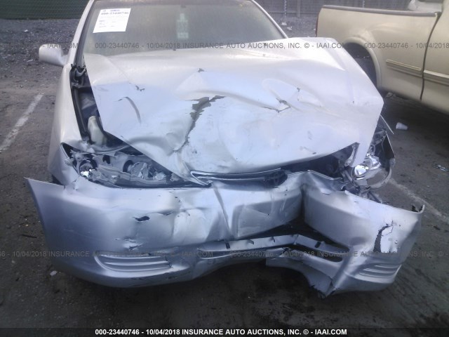 4T1BE32K95U384169 - 2005 TOYOTA CAMRY LE/XLE/SE 银色 照片 6