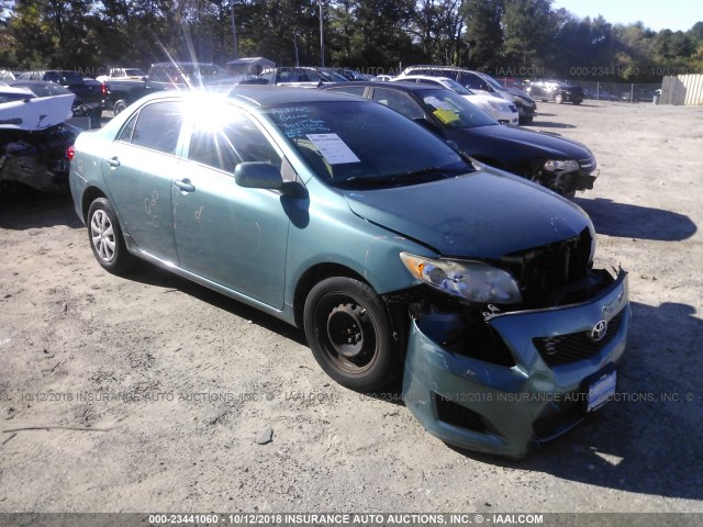JTDBL40E99J026042 - 2009 TOYOTA COROLLA LE/XLE GREEN photo 1