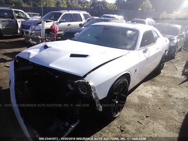 2C3CDZFJ0FH739934 - 2015 DODGE CHALLENGER R/T SCAT PACK WHITE photo 2