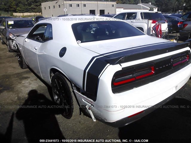 2C3CDZFJ0FH739934 - 2015 DODGE CHALLENGER R/T SCAT PACK WHITE photo 3