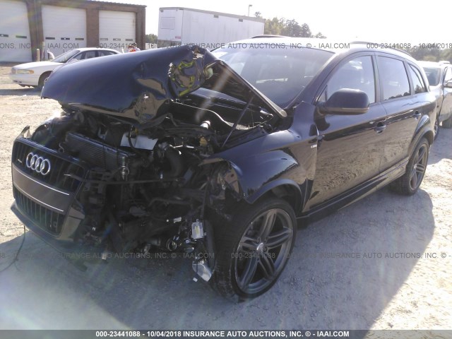 WA1WMAFEXED017387 - 2014 AUDI Q7 PRESTIGE BLACK photo 2