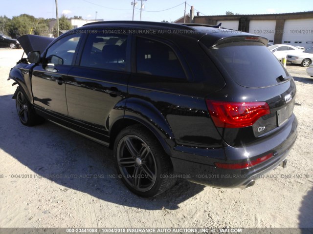 WA1WMAFEXED017387 - 2014 AUDI Q7 PRESTIGE BLACK photo 3