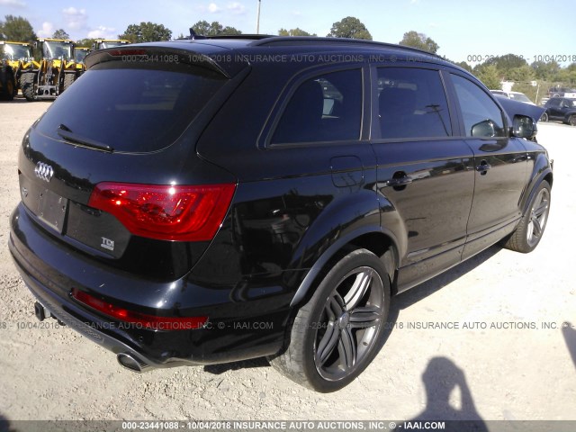 WA1WMAFEXED017387 - 2014 AUDI Q7 PRESTIGE BLACK photo 4