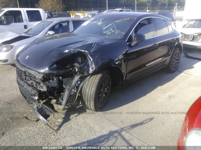 WP1AB2A54FLB55337 - 2015 PORSCHE MACAN S BLACK photo 2