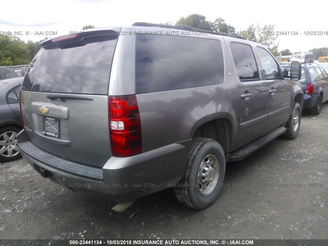 3GNGK26K37G137458 - 2007 CHEVROLET SUBURBAN K2500 GRAY photo 4