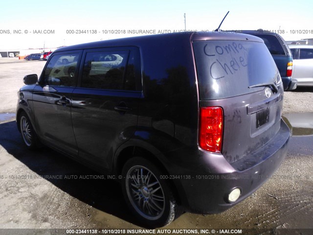 JTLKE50E381021745 - 2008 TOYOTA SCION XB Tünd qırmızı foto 3