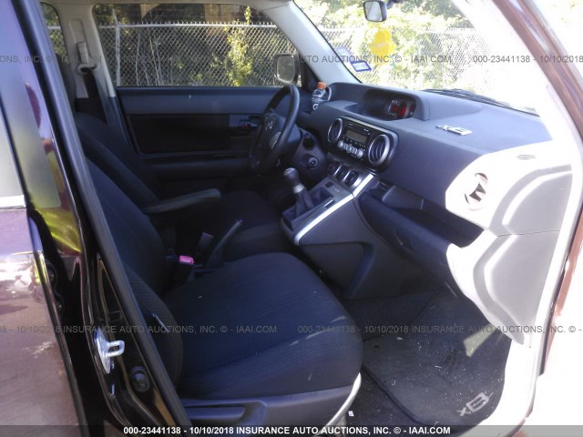 JTLKE50E381021745 - 2008 TOYOTA SCION XB Tünd qırmızı foto 5