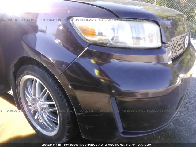 JTLKE50E381021745 - 2008 TOYOTA SCION XB Tünd qırmızı foto 6