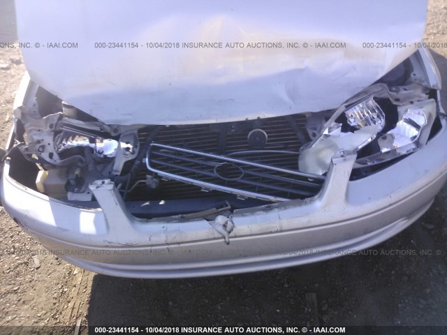 4T1BG22K41U040862 - 2001 TOYOTA CAMRY CE/LE/XLE 银色 照片 6