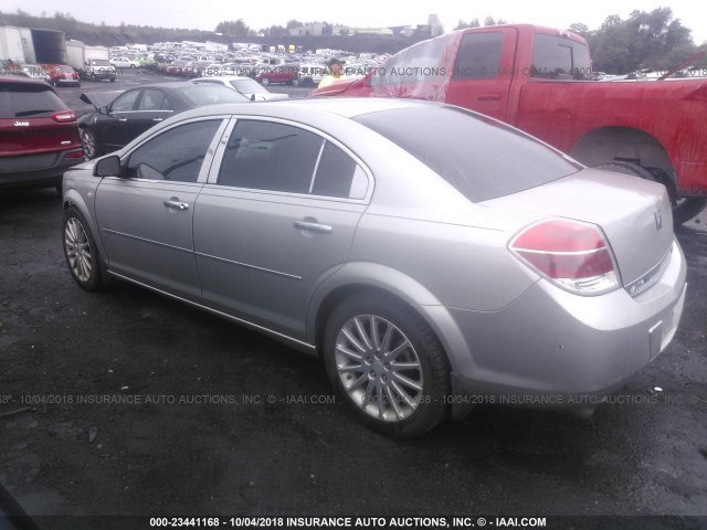 1G8ZV57787F230279 - 2007 SATURN AURA XR SILVER photo 3