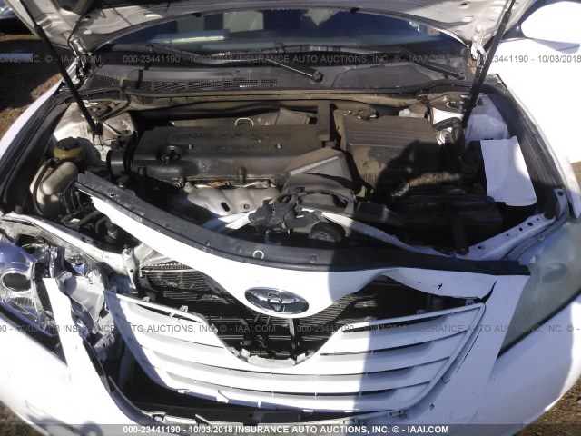 4T1BE46K99U814160 - 2009 TOYOTA CAMRY SE/LE/XLE WHITE photo 10