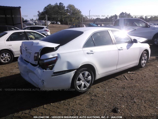 4T1BE46K99U814160 - 2009 TOYOTA CAMRY SE/LE/XLE WHITE photo 4