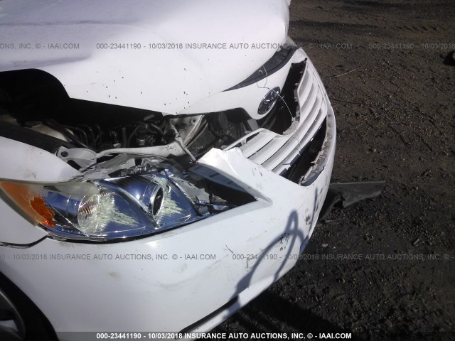 4T1BE46K99U814160 - 2009 TOYOTA CAMRY SE/LE/XLE WHITE photo 6