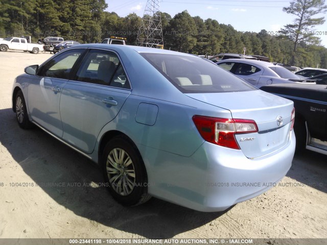 4T1BF1FK5EU732898 - 2014 TOYOTA CAMRY L/SE/LE/XLE Mavi foto 3