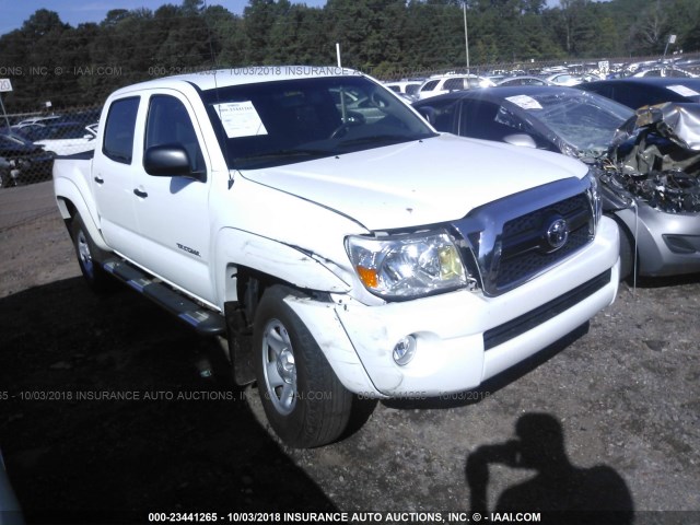 5TFJU4GN9BX009775 - 2011 TOYOTA TACOMA DOUBLE CAB PRERUNNER WHITE photo 1