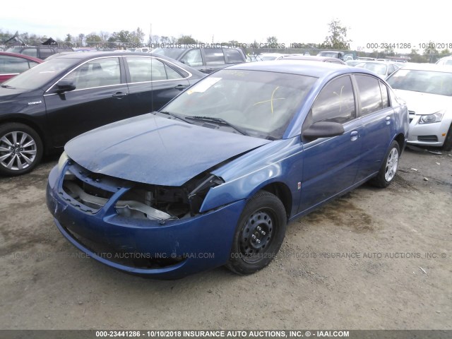 1G8AJ52FX5Z128338 - 2005 SATURN ION LEVEL 2 BLUE photo 2