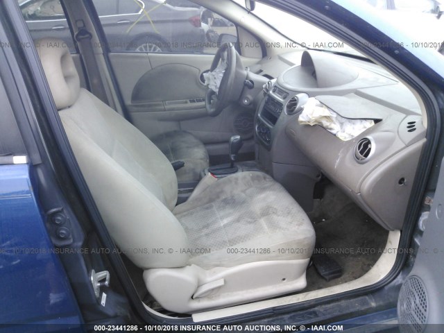 1G8AJ52FX5Z128338 - 2005 SATURN ION LEVEL 2 BLUE photo 5