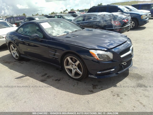 WDDJK7DA2DF015800 - 2013 MERCEDES-BENZ SL 550 BLUE photo 1