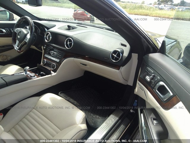 WDDJK7DA2DF015800 - 2013 MERCEDES-BENZ SL 550 BLUE photo 5