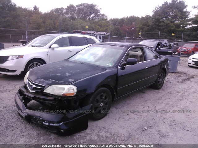 19UYA424X1A004240 - 2001 ACURA 3.2CL BLACK photo 2