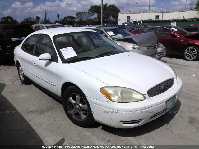 1FAFP55U14A121253 - 2004 FORD TAURUS SES WHITE photo 1