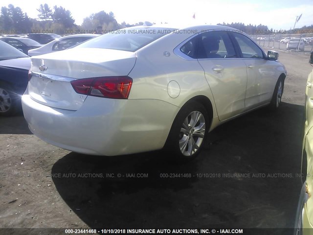 2G1125S38E9157669 - 2014 CHEVROLET IMPALA LT WHITE photo 4