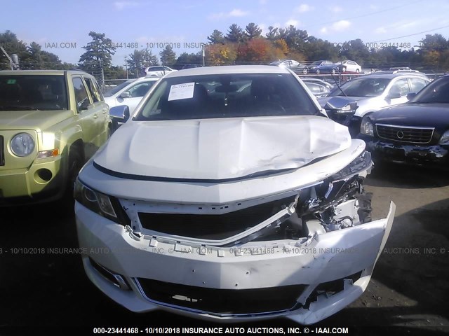 2G1125S38E9157669 - 2014 CHEVROLET IMPALA LT WHITE photo 6