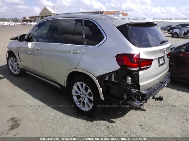 5UXKR2C52F0H35039 - 2015 BMW X5 SDRIVE35I SILVER photo 3