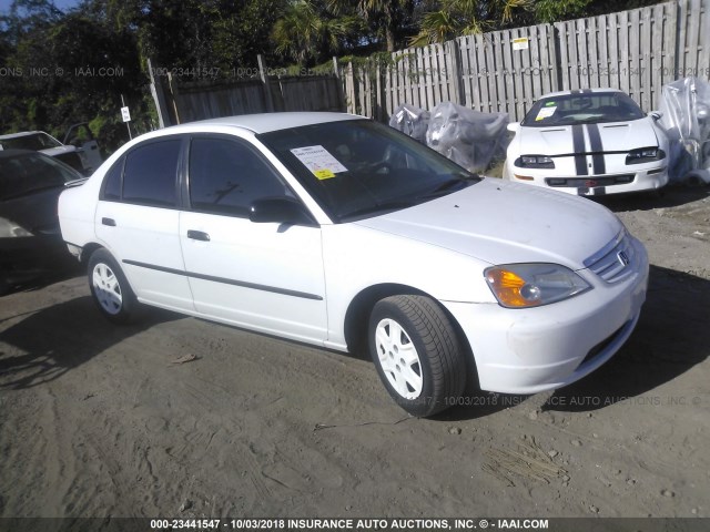 2HGES15163H582162 - 2003 HONDA CIVIC DX WHITE photo 1