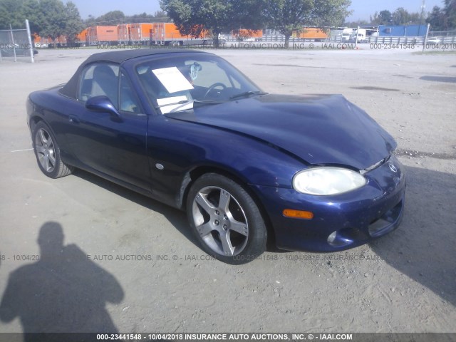 JM1NB353330308207 - 2003 MAZDA MX-5 MIATA LS BLUE photo 1