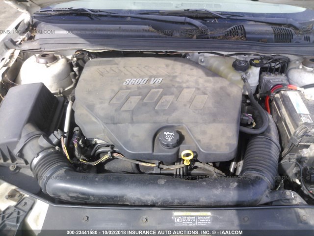 1G1ZS58N28F103890 - 2008 CHEVROLET MALIBU LS თეთრი ფოტო 10