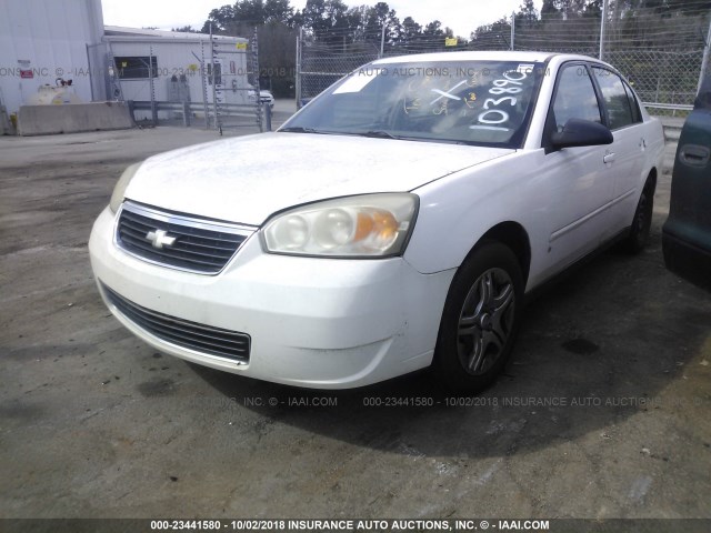 1G1ZS58N28F103890 - 2008 CHEVROLET MALIBU LS თეთრი ფოტო 2