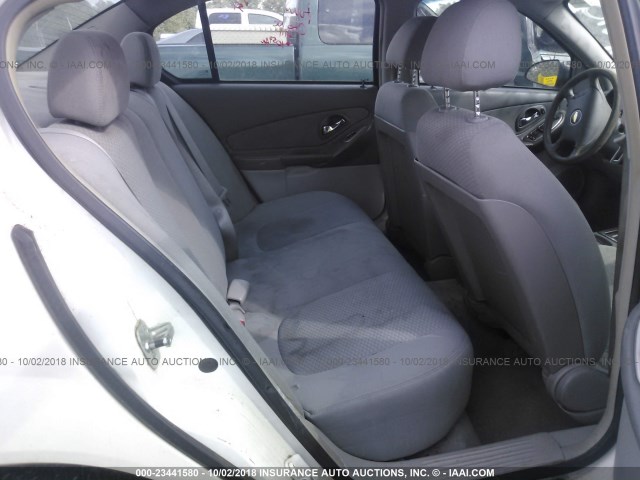 1G1ZS58N28F103890 - 2008 CHEVROLET MALIBU LS თეთრი ფოტო 8