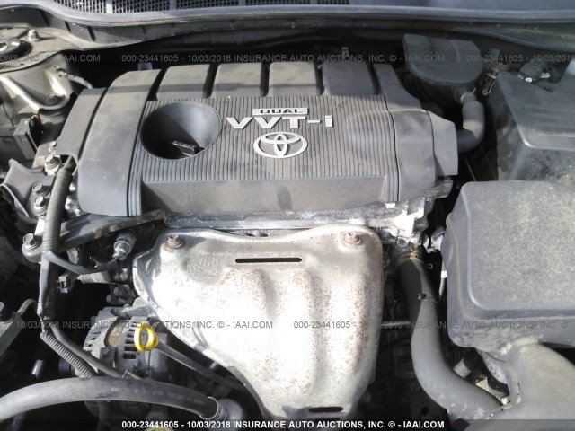 4T1BF3EK1AU004938 - 2010 TOYOTA CAMRY SE/LE/XLE SILVER photo 10