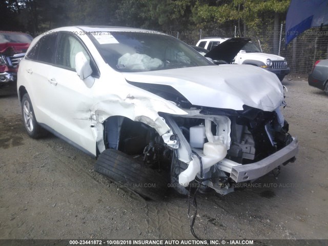 5J8TB3H50EL003853 - 2014 ACURA RDX TECHNOLOGY WHITE photo 1