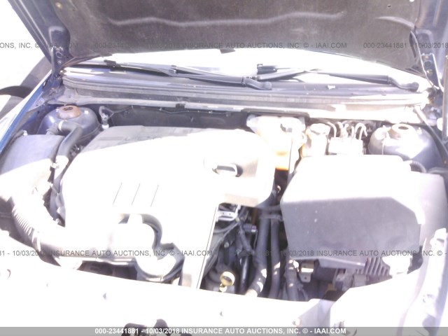 1G1ZB5EB3A4126431 - 2010 CHEVROLET MALIBU LS Mavi foto 10