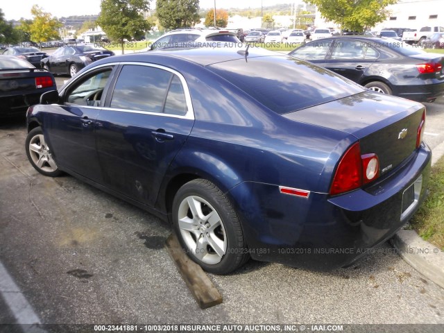 1G1ZB5EB3A4126431 - 2010 CHEVROLET MALIBU LS Mavi foto 3
