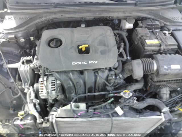 KMHD84LF3HU176350 - 2017 HYUNDAI ELANTRA SE/VALUE/LIMITED GRAY photo 10